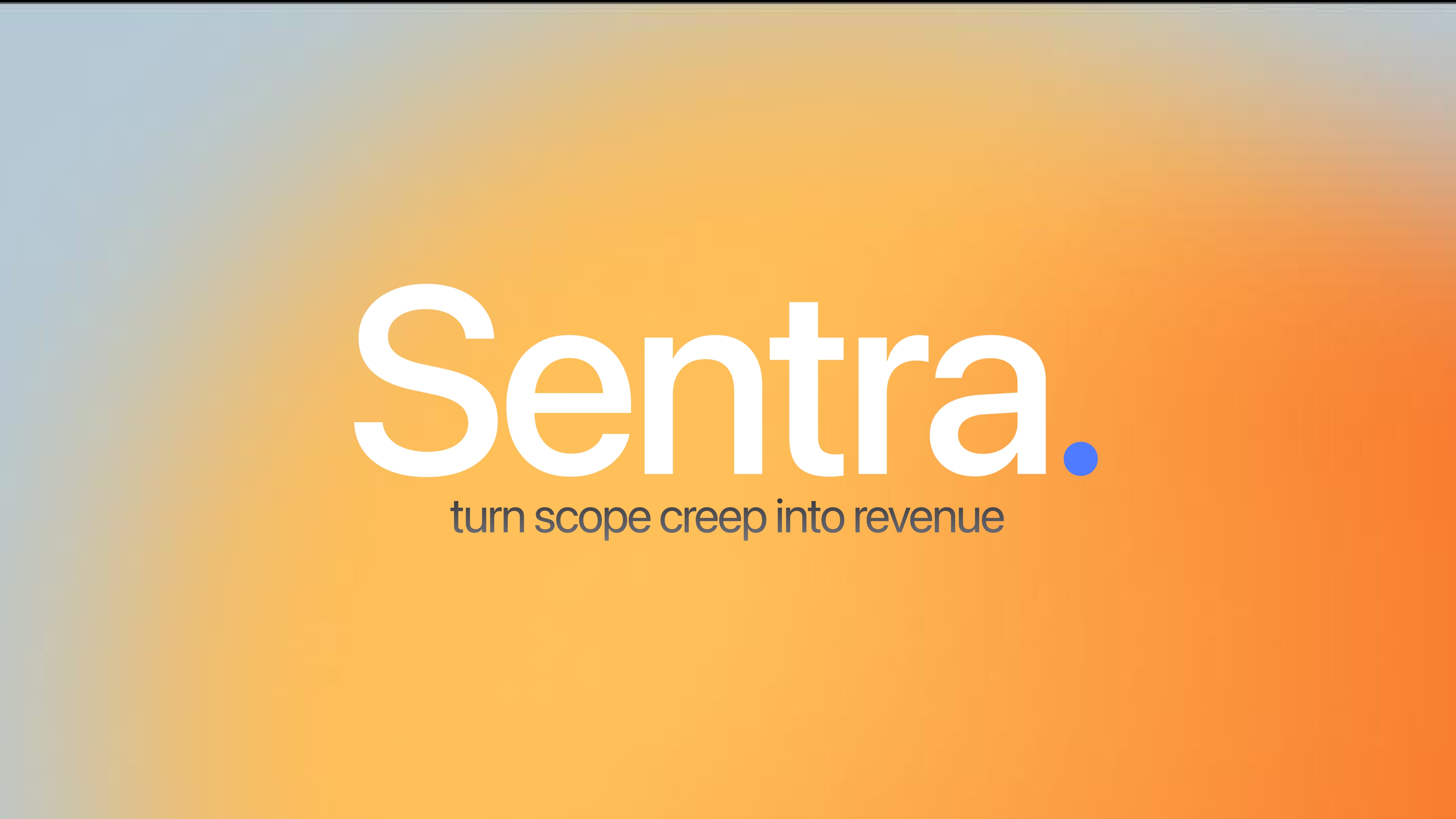 Sentra pitch deck - slide 1